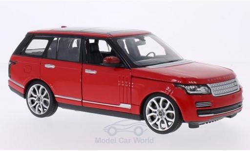 Coche miniatura Land Rover Range Rover 1/24 Rastar rojo Land Rover Range Rover 1/24 Rastar rojo coche miniatura