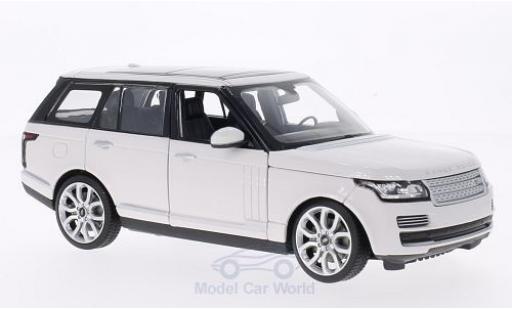 Coche miniatura Land Rover Range Rover 1/24 Rastar blanco Land Rover Range Rover 1/24 Rastar blanco coche miniatura