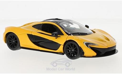 Coche miniatura McLaren P1 1/24 Rastar amarillo McLaren P1 1/24 Rastar amarillo coche miniatura