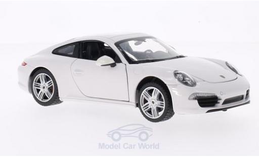 Coche miniatura Porsche 911 1/24 Rastar Carrera S blanco Porsche 911 1/24 Rastar Carrera S blanco coche miniatura