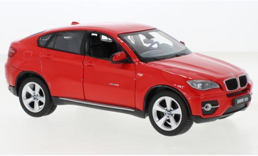 Bmw X6 1/24 Rastar rojo coche miniatura