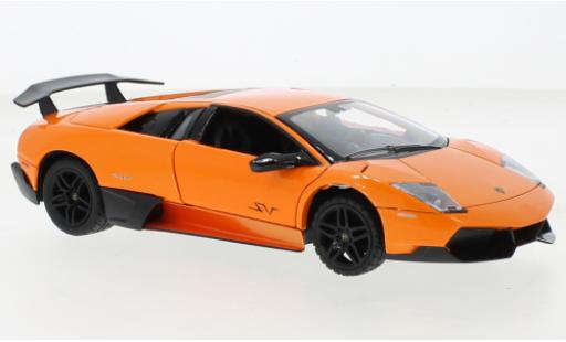 Coche miniatura Lamborghini Murcielago 1/24 Rastar LP 670-4 SV metallise naranja Lamborghini Murcielago 1/24 Rastar LP 670-4 SV metallise naranja coche miniatura