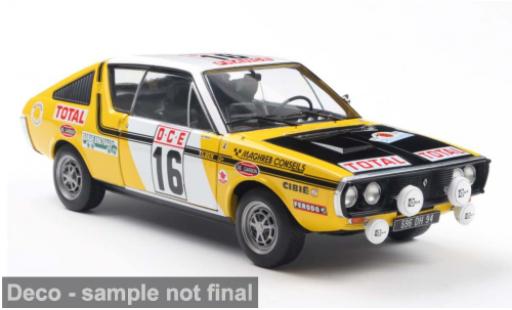 Renault 17 1/18 Solido PH.1 gelb 1:18