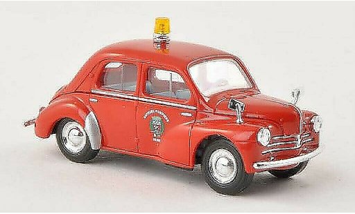 Renault 4CV Base 1/87 Busch Bomberos Paris (F) 1958 coche miniatura