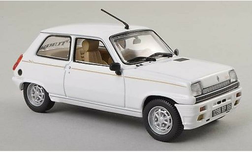 Renault 5 Laureate 1/43 Norev Turbo blanco 198 coche miniatura