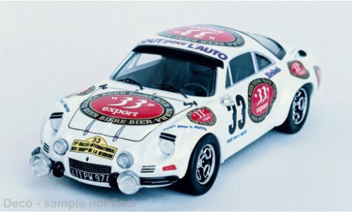 Alpine A110 1/43 Trofeu Renault Tour Auto 1981 #33 M.Lallemand/J.C.Pradines 1:43 coche miniatura