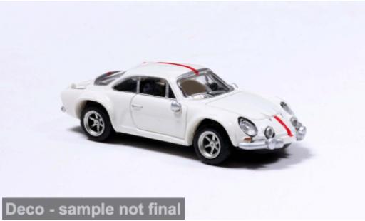 Coche miniatura Alpine A110 Renault weiss/rot 1970 1/87 Brekina