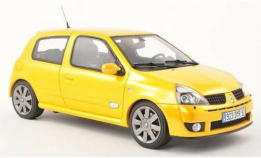 Renault Clio Base 1/18 Ottomobile 2 Phase 3 amarillo 2004 coche miniatura