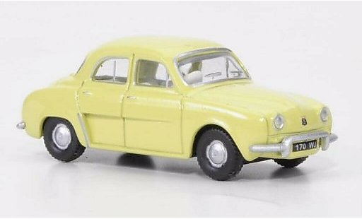 Renault Dauphine Base 1/76 Oxford amarilloverde coche miniatura