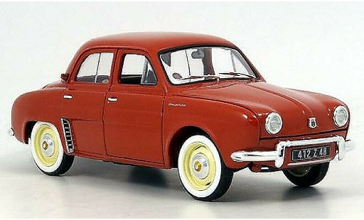 Renault Dauphine Base 1/18 Norev rojo 1958 coche miniatura