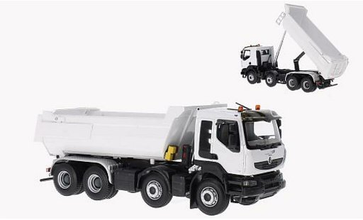 Renault Kerax Base 1/43 Norev Muldenkipper blanco 2008 coche miniatura
