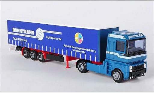 Renault Magnum Base 1/87 AWM Benntrans G-KSZ coche miniatura