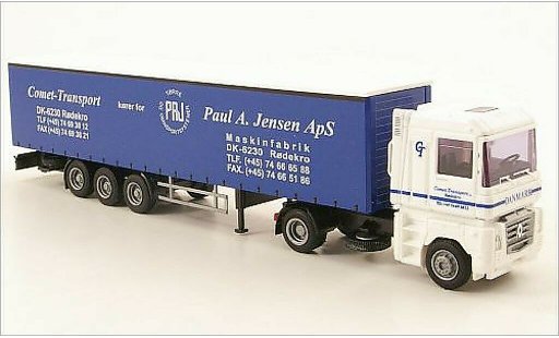 Renault Magnum Base 1/87 AWM Comet Transport G-maletero-Sattelzug coche miniatura