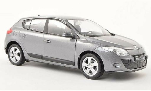 Renault Megane Base 1/24 Welly gris 2009 coche miniatura