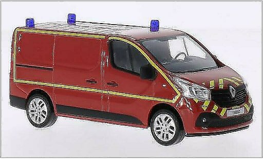 Renault Trafic Kasten 1/43 Norev furgoneta Bomberos 2014 coche miniatura