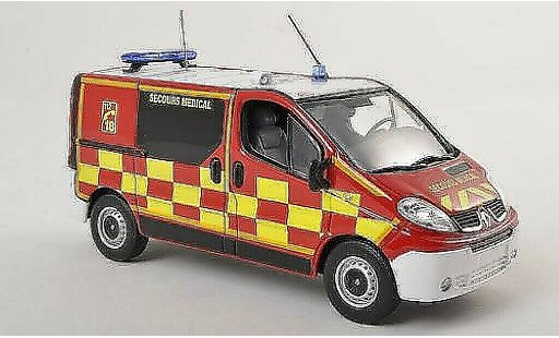 Renault Trafic Base 1/43 Norev Bomberos Secours Medical KTW (F) 2010 coche miniatura