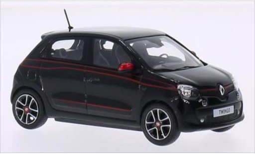 Renault Twingo SL Edition One 1/43 Norev negro/Dekor 2014 coche miniatura