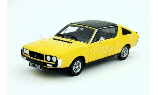 Renault 17 Gordini 1/18 Ottomobile amarillo 1977 coche miniatura