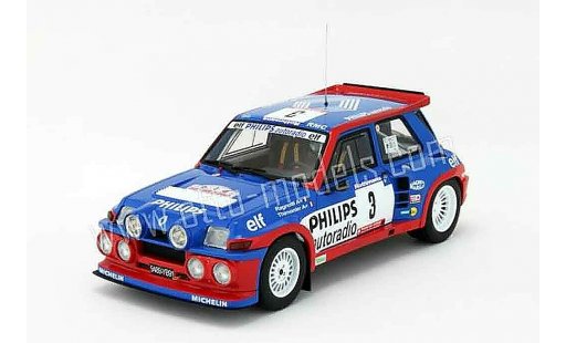 Renault 5 Turbo 1/18 Ottomobile maxi philips 198 coche miniatura