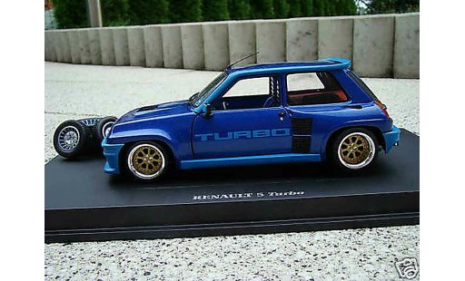 Renault 5 Turbo 1/18 Universal Hobbies 1 jantes alu 13 pouces coche miniatura