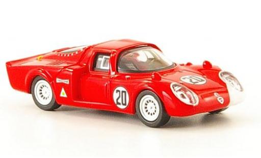 Coche miniatura Alfa Romeo 33.2 1/87 Ricko No.20 Daytona 1968 Alfa Romeo 33.2 1/87 Ricko No.20 Daytona 1968 coche miniatura