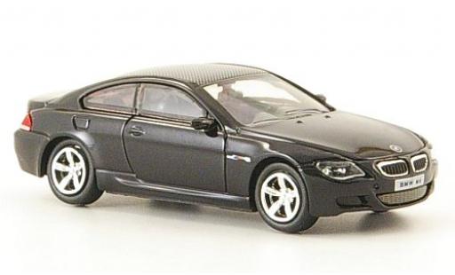 Bmw M6 1/87 Ricko negro 2006 coche miniatura