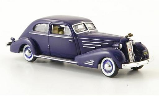 Cadillac V16 1/87 Ricko Aerodynamic Coupe azul 1934 coche miniatura