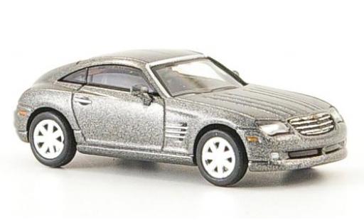 Chrysler Crossfire 1/87 Ricko Coupe metalico gris 2006 coche miniatura