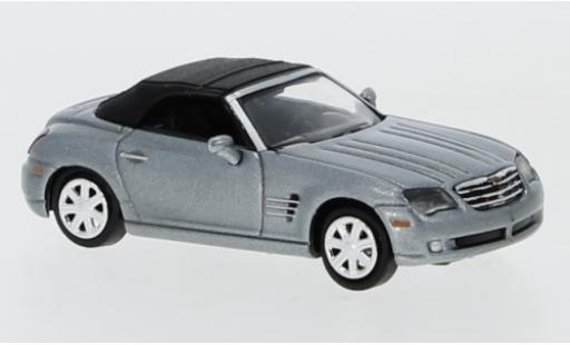 Chrysler Crossfire 1/87 Ricko Roadster metalico gris Verdeck fermé coche miniatura