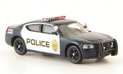 Coche miniatura Dodge Charger 1/87 Ricko azul/blanco Police Polizei (USA) Dodge Charger 1/87 Ricko azul/blanco Police Polizei (USA) coche miniatura