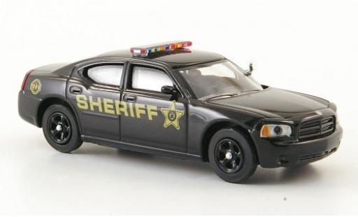 Coche miniatura Dodge Charger 1/87 Ricko negro Sheriff Polizei (USA) Dodge Charger 1/87 Ricko negro Sheriff Polizei (USA) coche miniatura