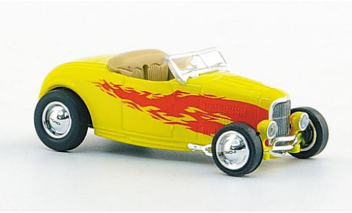 Coche miniatura Ford Hot Rod 1/87 Ricko Roadster amarillo/Dekor 1932 Ford Hot Rod 1/87 Ricko Roadster amarillo/Dekor 1932 coche miniatura