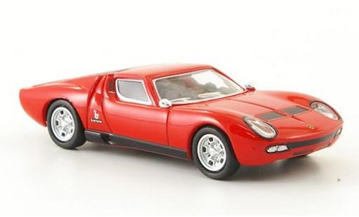 Coche miniatura Lamborghini Miura 1/87 Ricko rojo 1966 Lamborghini Miura 1/87 Ricko rojo 1966 coche miniatura
