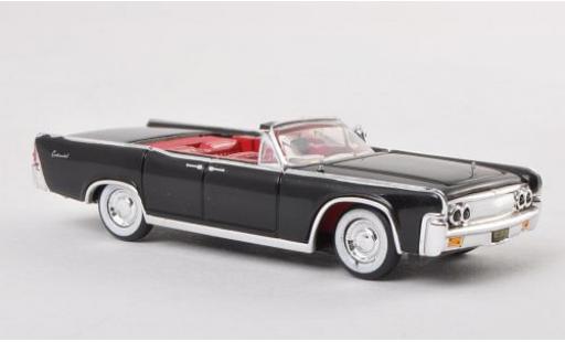 Coche miniatura Lincoln Continental 1/87 Ricko Convertible negro 1963 Lincoln Continental 1/87 Ricko Convertible negro 1963 coche miniatura