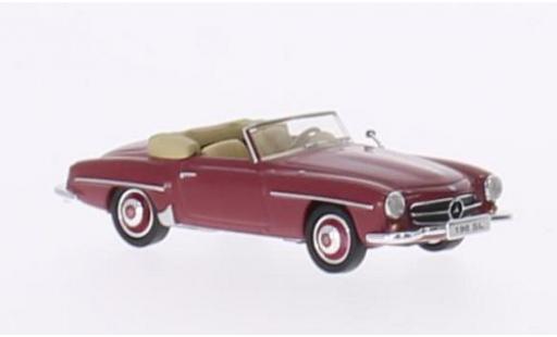 Coche miniatura Mercedes 190 1/87 Ricko SL (W121 BII) rojo ohne Vitrine Mercedes 190 1/87 Ricko SL (W121 BII) rojo ohne Vitrine coche miniatura