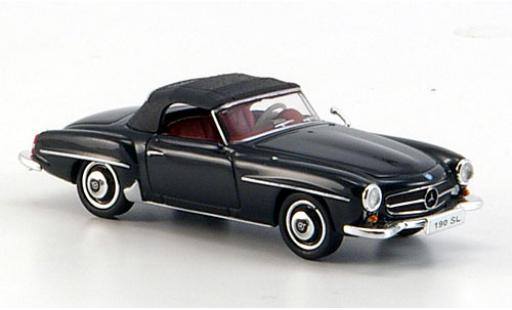 Mercedes 190 1/87 Ricko SL (W121 BII) negro coche miniatura