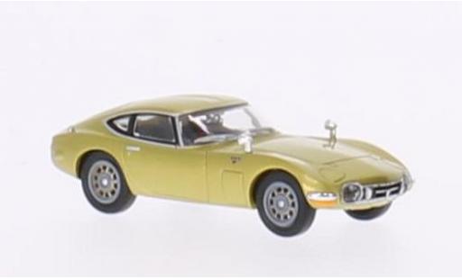 Coche miniatura Toyota 2000 GT 1/87 Ricko gold RHD Toyota 2000 GT 1/87 Ricko gold RHD coche miniatura