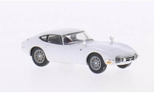Coche miniatura Toyota 2000 GT 1/87 Ricko blanco RHD ohne Vitrine Toyota 2000 GT 1/87 Ricko blanco RHD ohne Vitrine coche miniatura