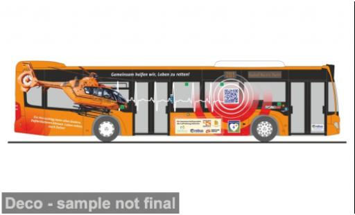 Coche miniatura Mercedes Citaro 1/87 Rietze 2015 rebus Rostock - Rettungsbus 1:87 Mercedes Citaro 1/87 Rietze 2015 rebus Rostock - Rettungsbus 1:87 coche miniatura