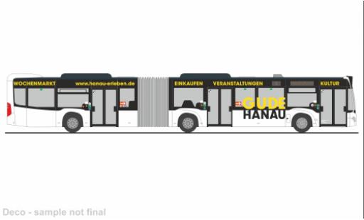 Coche miniatura Mercedes Citaro 1/87 Rietze G 2015 Hanauer Straßenbahn - Gude 1:87 Mercedes Citaro 1/87 Rietze G 2015 Hanauer Straßenbahn - Gude 1:87 coche miniatura