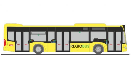 Mercedes Citaro 1/87 Rietze Zillertalbahn Regiobus 2015 coche miniatura