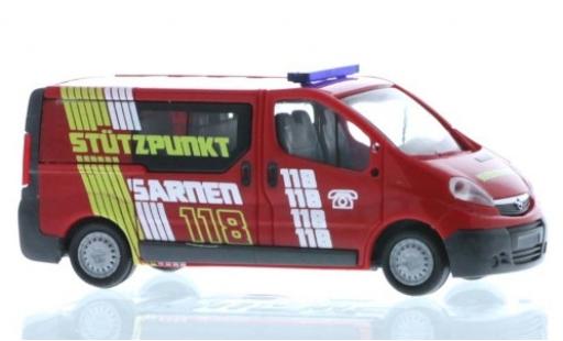 Coche miniatura Opel Vivaro 1/87 Rietze Stützpunkt Feuerwehr Sarnen Opel Vivaro 1/87 Rietze Stützpunkt Feuerwehr Sarnen coche miniatura