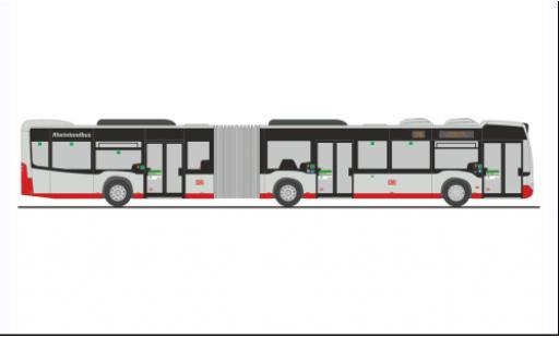 Coche miniatura Mercedes Citaro 1/87 Rietze G DB - Rheinlandbus 2012 Mercedes Citaro 1/87 Rietze G DB - Rheinlandbus 2012 coche miniatura