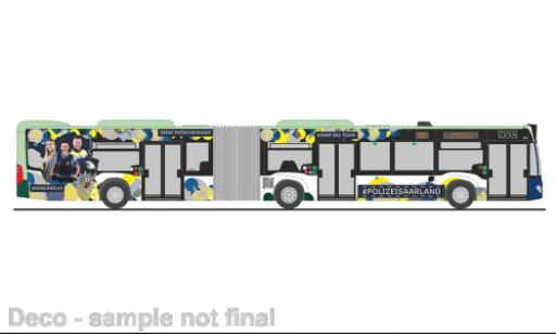 Coche miniatura Mercedes Citaro 1/87 Rietze G NVG - police Saarland 2015 Mercedes Citaro 1/87 Rietze G NVG - police Saarland 2015 coche miniatura