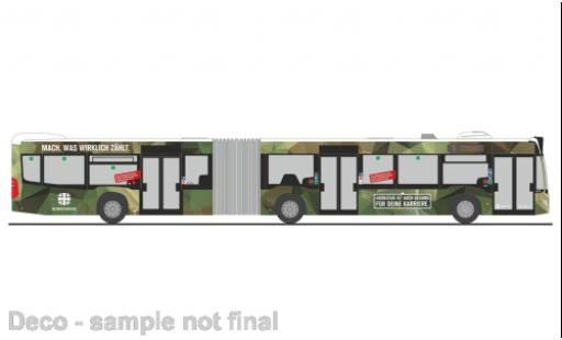 Coche miniatura Mercedes Citaro 1/87 Rietze G Stadtverkehr Lübeck - Bundeswehr 2015 Mercedes Citaro 1/87 Rietze G Stadtverkehr Lübeck - Bundeswehr 2015 coche miniatura