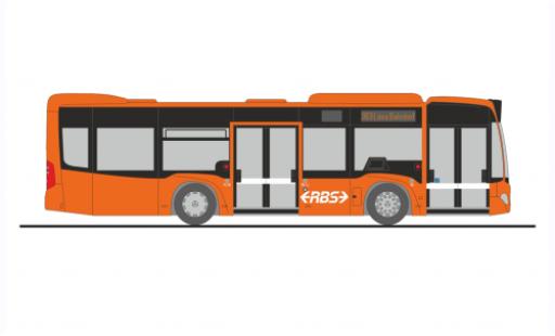 Coche miniatura Mercedes Citaro 1/87 Rietze K RBS (CH) 2012 Mercedes Citaro 1/87 Rietze K RBS (CH) 2012 coche miniatura