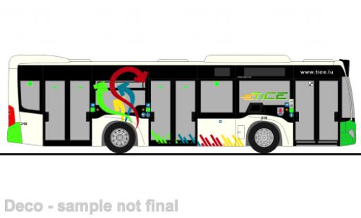 Coche miniatura Mercedes Citaro 1/87 Rietze K TICE (LU) 2015 Mercedes Citaro 1/87 Rietze K TICE (LU) 2015 coche miniatura