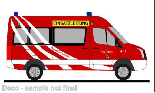 Coche miniatura Volkswagen Crafter 1/87 Rietze bus HD pompiers Ostfildern Volkswagen Crafter 1/87 Rietze bus HD pompiers Ostfildern coche miniatura