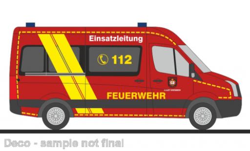 Coche miniatura Volkswagen Crafter 1/87 Rietze fourgon HD pompiers Kremmen Volkswagen Crafter 1/87 Rietze fourgon HD pompiers Kremmen coche miniatura
