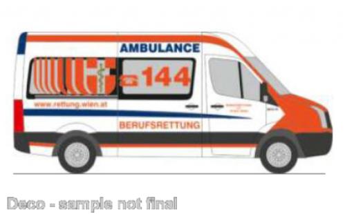 Volkswagen Crafter 1/87 Rietze Sauvetage professionnel Wien (A) coche miniatura